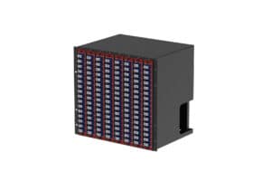 Port Mapping 10U Vertical Patch Cabinet Rack 1024f Mountable for 8x Panels 2