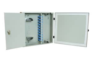 W20 Lockable Double Door Wall Box - SC LC E2000 Adaptors Pigtails
