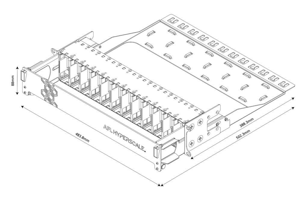 U-Series 2RU Housing ISO Drawing