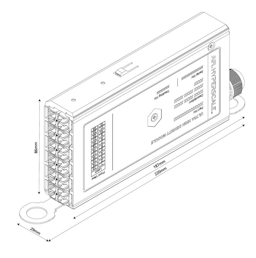 U-Series Splice Cassette Drawing